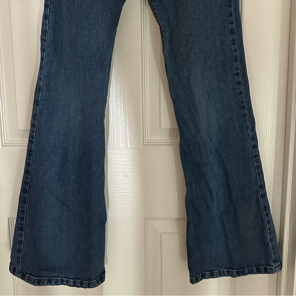 Cotton On Dark Blue Flare Jeans - Picture 4 of 4